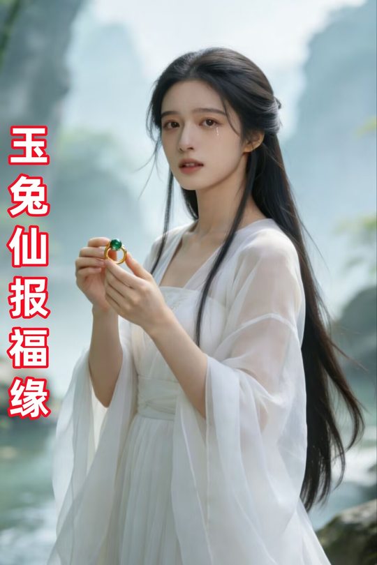 玉兔仙报福缘封面
