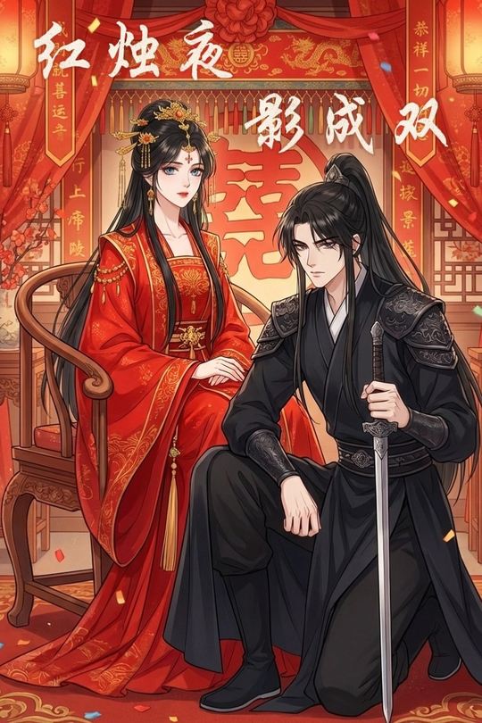 红烛夜,影成双封面