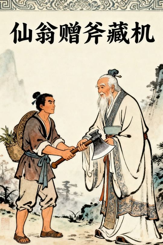 仙翁赠斧藏机封面