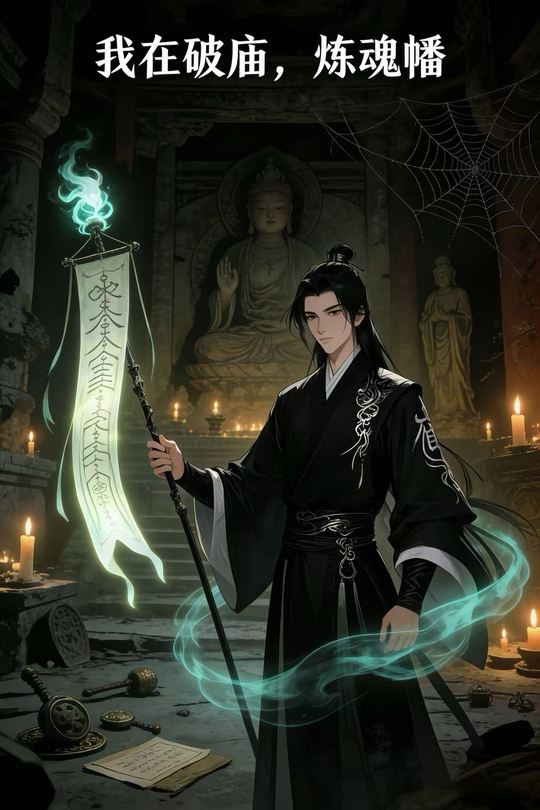 我在破庙,炼魂幡封面