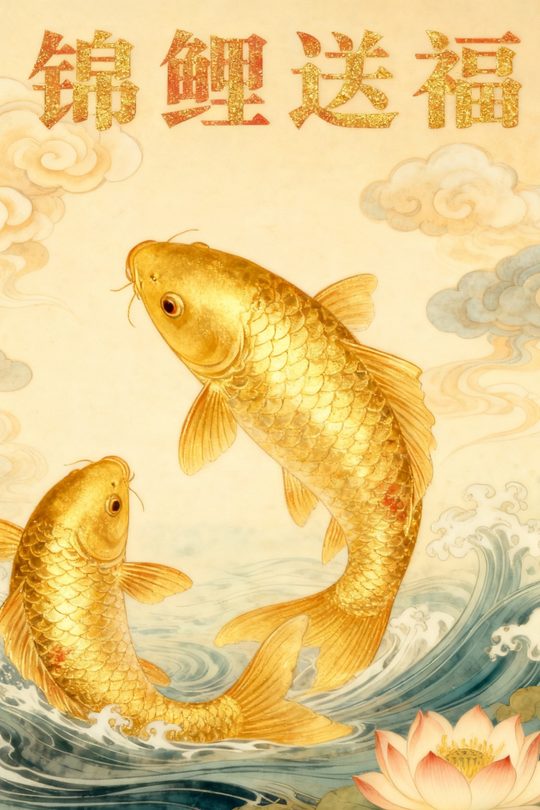 锦鲤送福封面