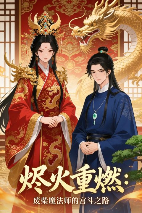 烬火重燃:废柴魔法师的宫斗之路封面