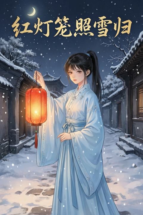 红灯笼照雪归封面