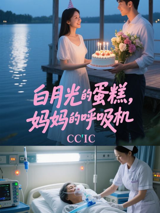 白月光的蛋糕,妈妈的呼吸机封面