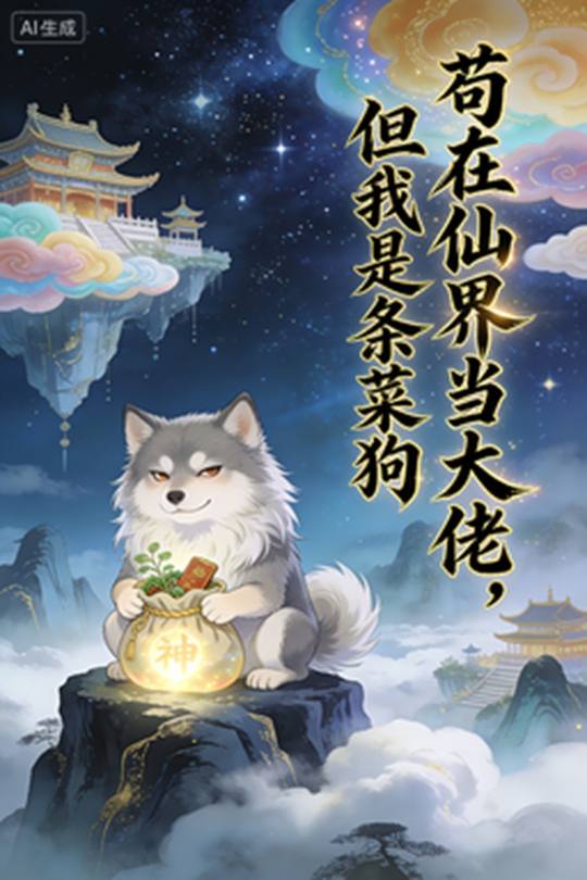 苟在仙界当大佬，但我是条菜狗封面
