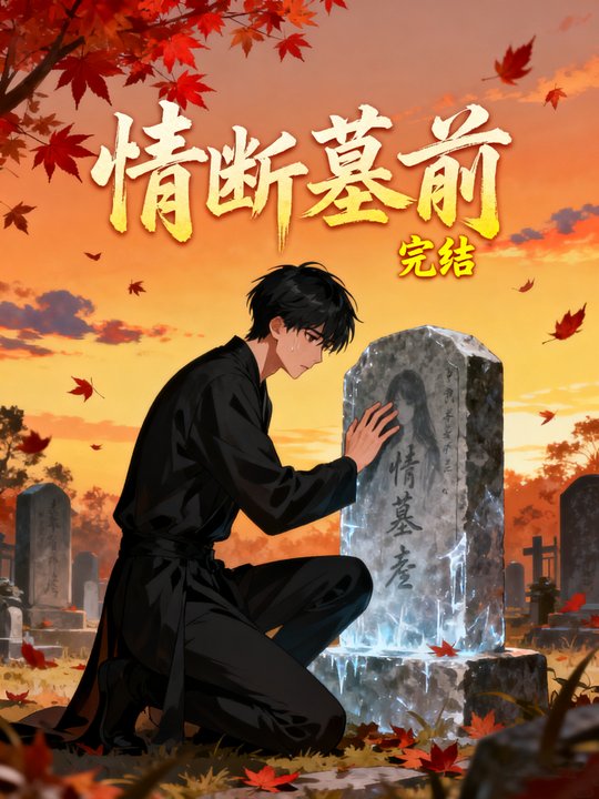 情断墓前封面