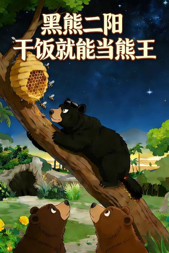 黑熊二阳:干饭就能当熊王封面