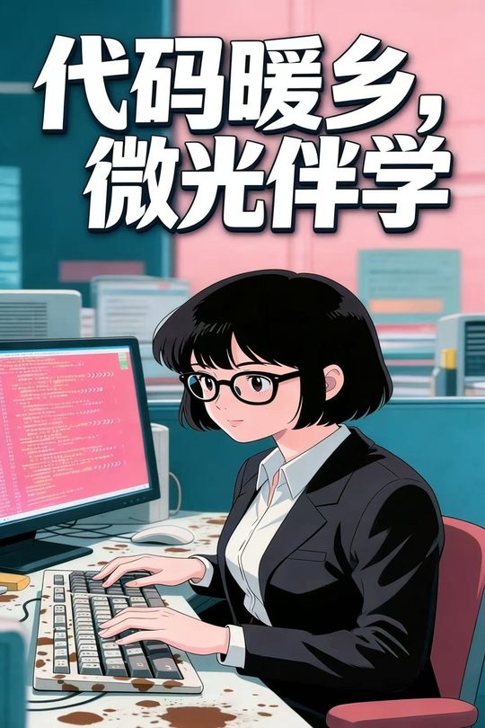代码暖乡,微光伴学封面
