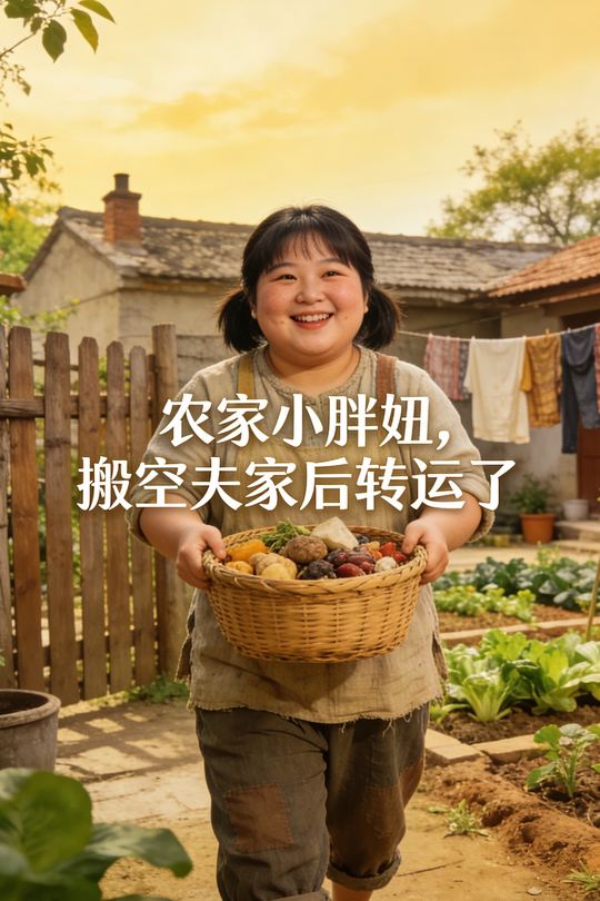 农家小胖妞,搬空夫家后转运了封面
