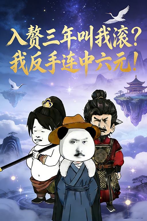 入赘三年叫我滚?我反手连中六元!封面
