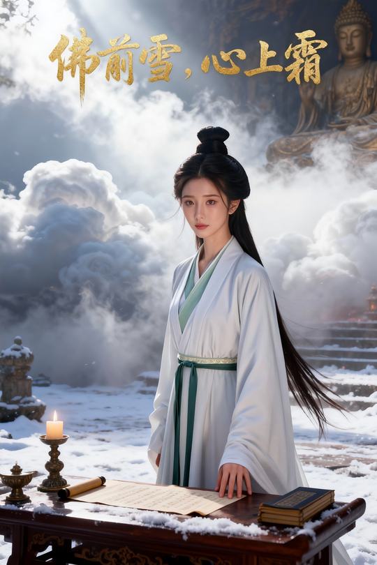 佛前雪，心上霜封面
