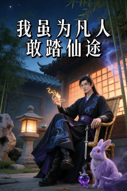 我虽为凡人,敢踏仙途封面