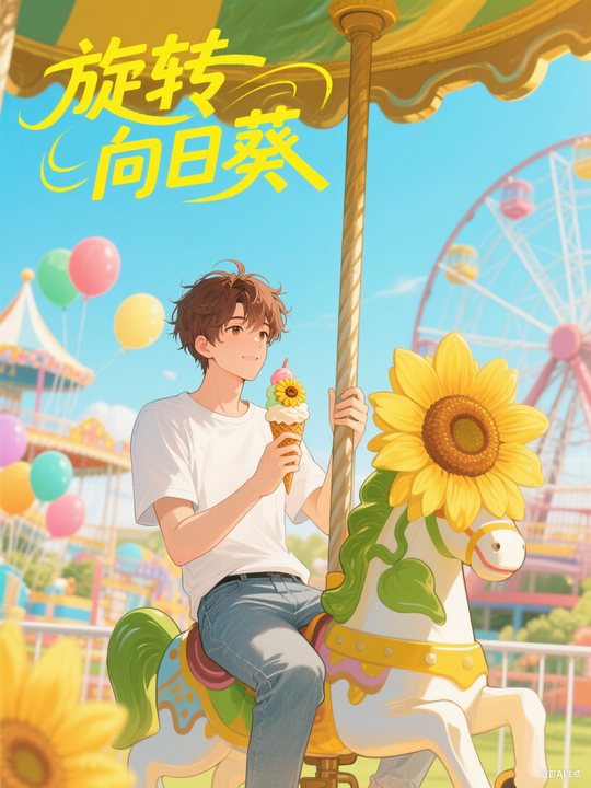旋转向日葵封面