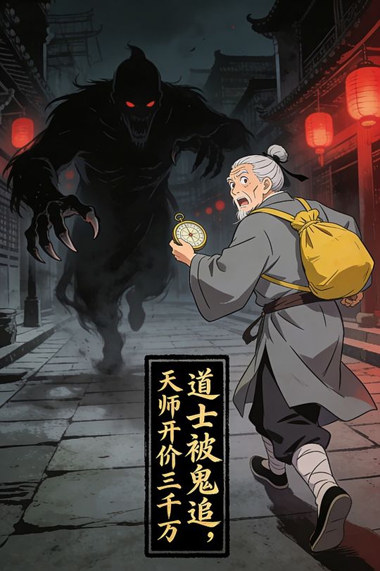道士被鬼追,天师开价三千万封面