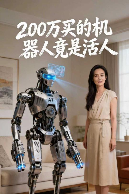 200万买的机器人竟是活人封面