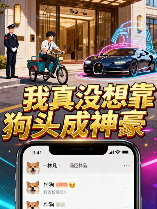 我真没想靠狗头成神豪封面