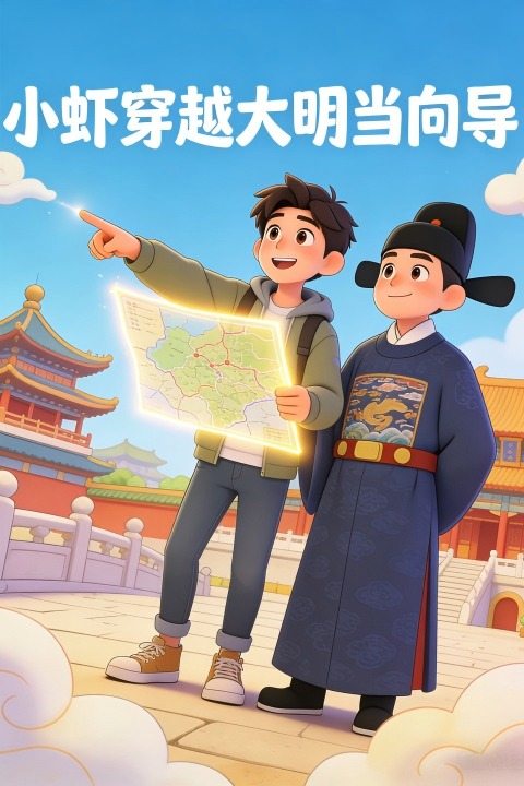 小虾穿越大明当向导封面