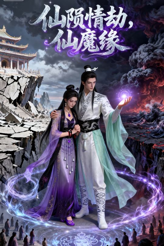 仙陨情劫,仙魔缘封面