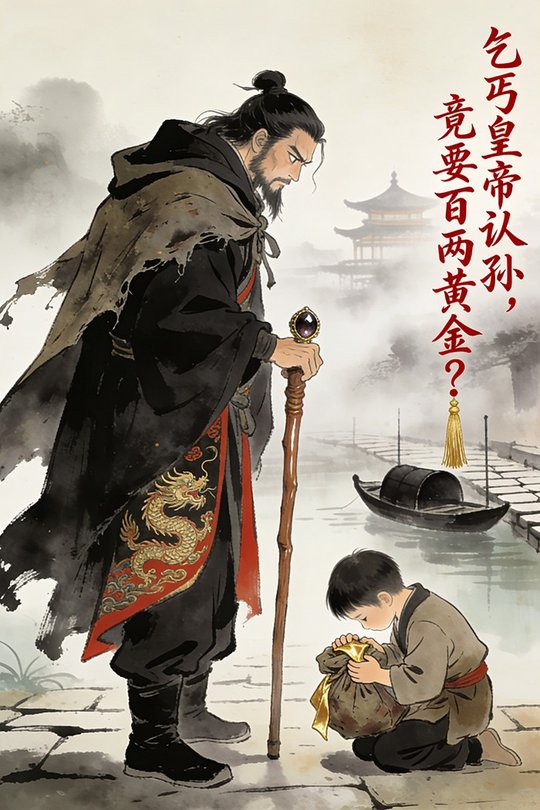 乞丐皇帝认孙,竟要百两黄金?封面