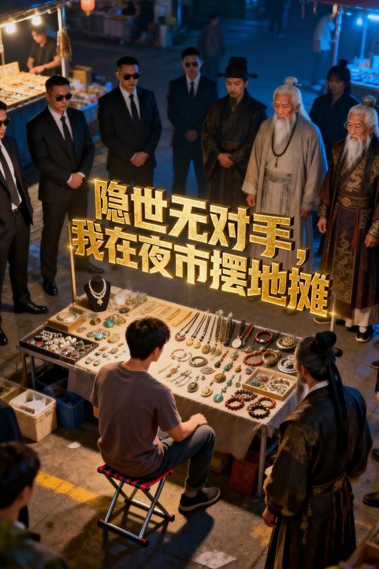 隐世无对手,我在夜市摆地摊封面