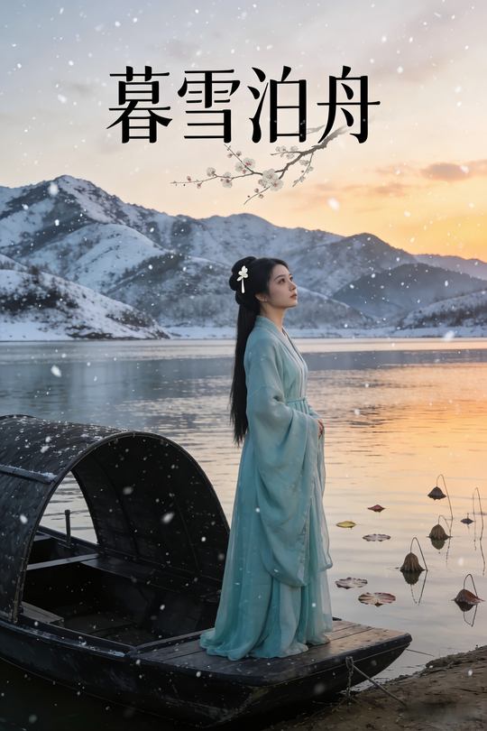 暮雪泊舟封面