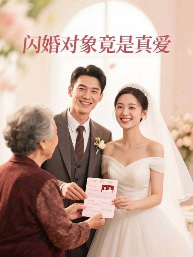 闪婚对象竟是真爱封面