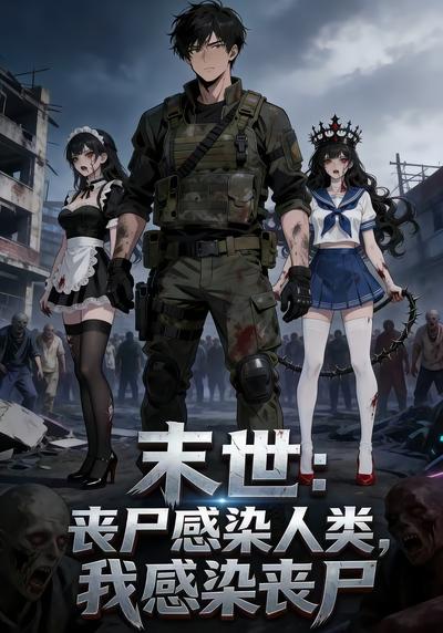 末世丧尸感染人类,我感染丧尸封面