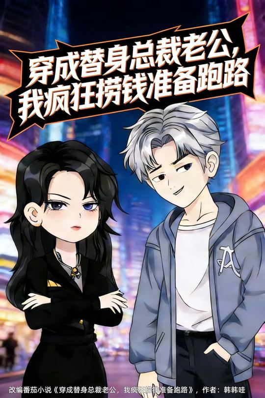 穿成替身总裁老公,我疯狂捞钱准备跑路封面