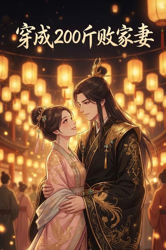 穿成200斤败家妻封面