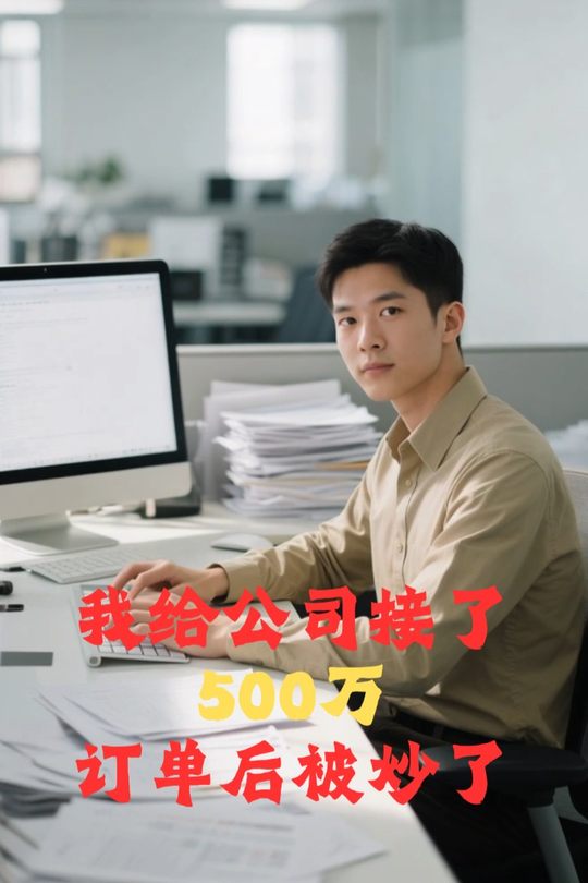 我给公司接了500万订单后被炒了封面