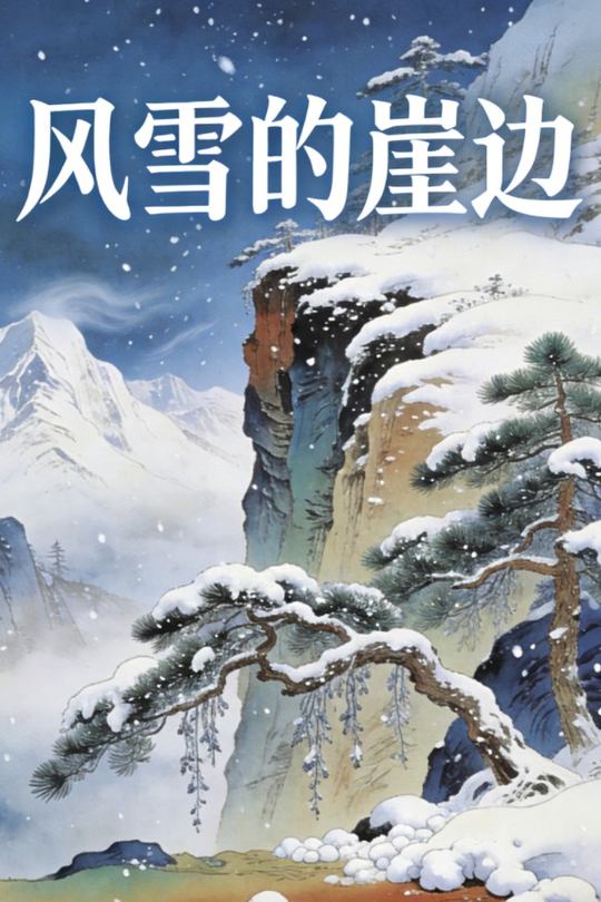 风雪的崖边封面
