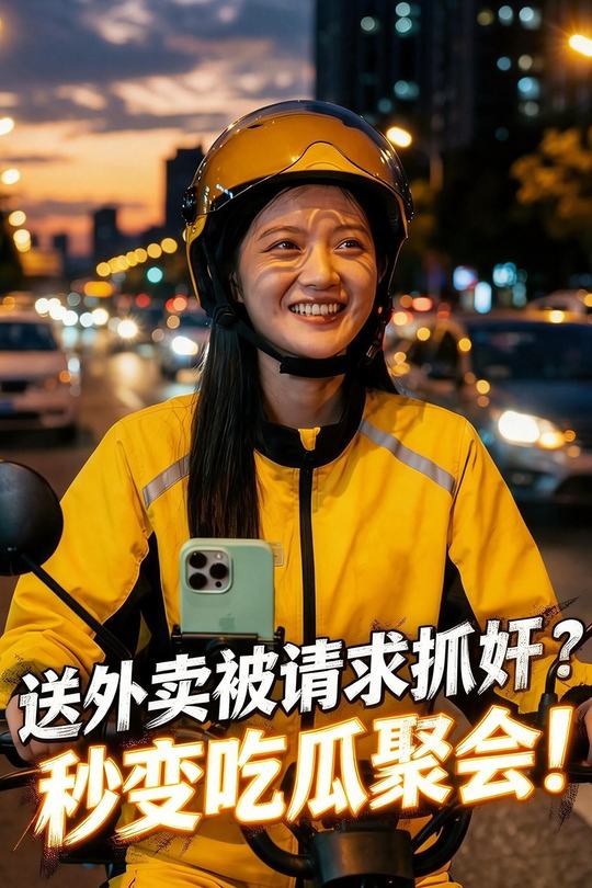 送外卖被请求抓奸?秒变吃瓜聚会!封面