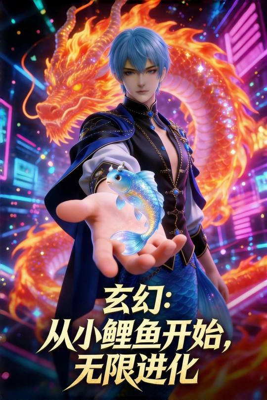 玄幻:从小鲤鱼开始,无限进化封面