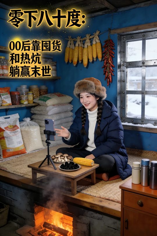 零下八十度:00后靠囤货和热炕躺赢末世封面