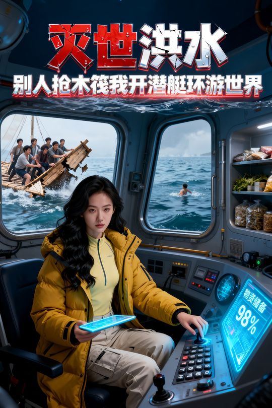 灭世洪水:别人抢木筏,我开潜艇环游世界封面