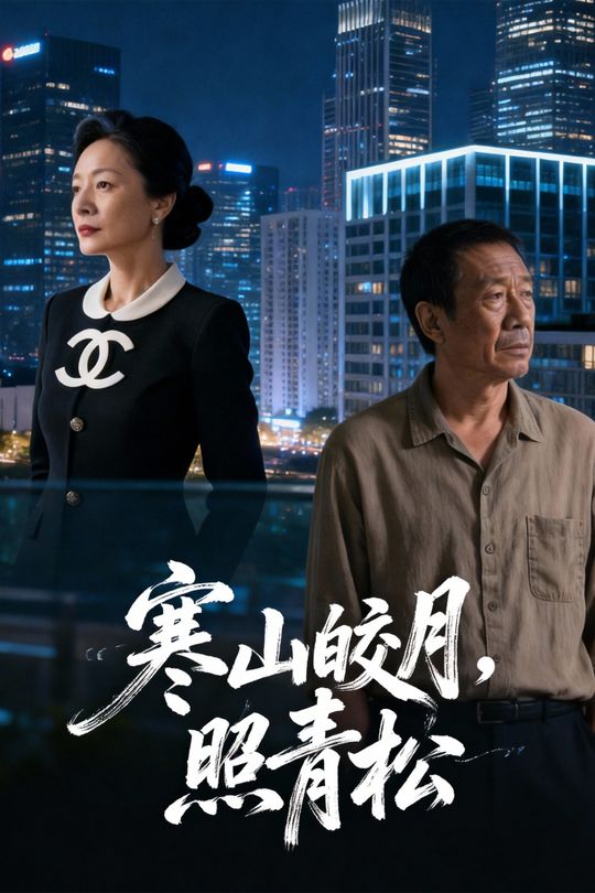 寒山皎月，照青松封面