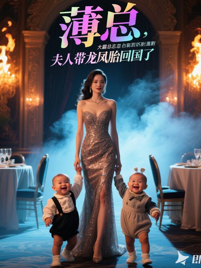 薄总,夫人带龙凤胎回国了封面