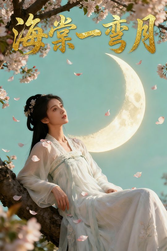海棠一弯月封面