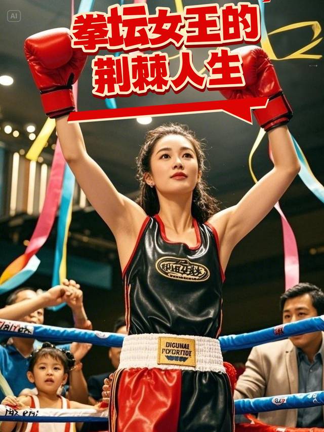 拳坛女王的荆棘人生封面