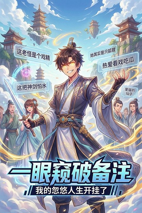 一眼窥破备注：我的忽悠人生开挂了封面