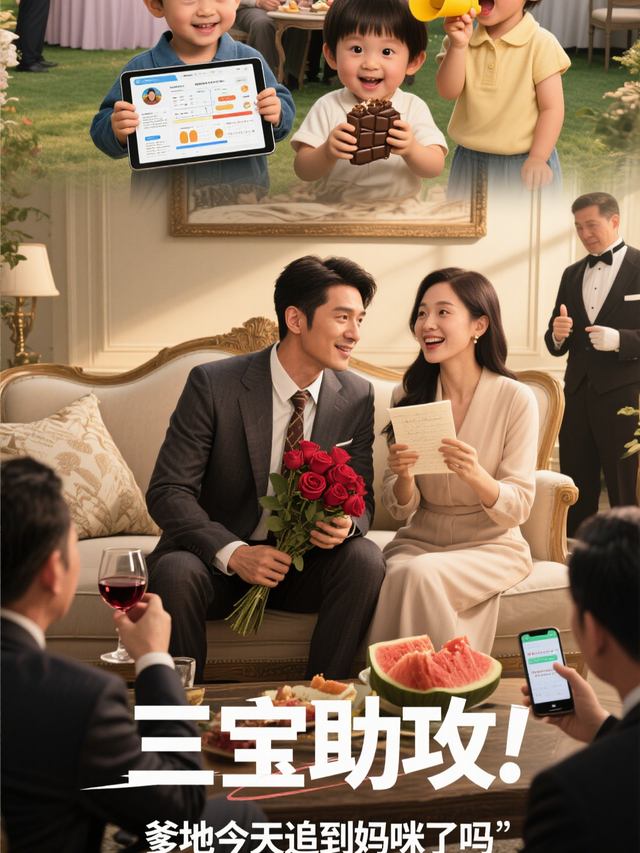 三宝助攻:爹地今天追到妈咪了吗封面