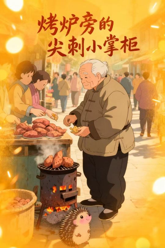 烤炉旁的尖刺小掌柜封面