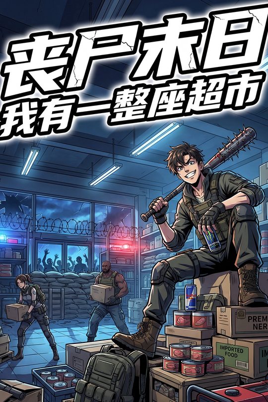 丧尸末日我有一整座超市封面