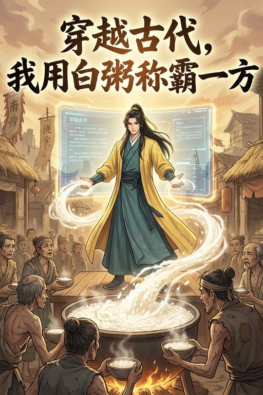 穿越古代,我用白粥称霸一方封面
