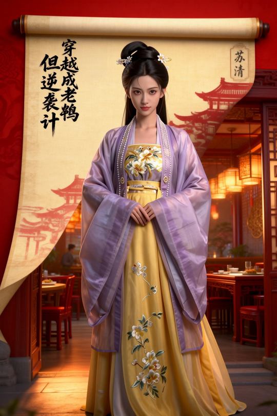 穿越成老鸨但逆袭计封面