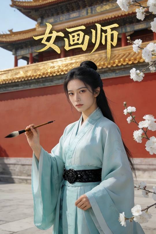 女画师封面