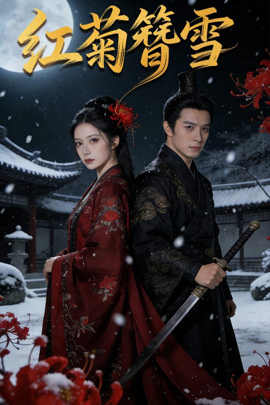 红菊簪雪封面