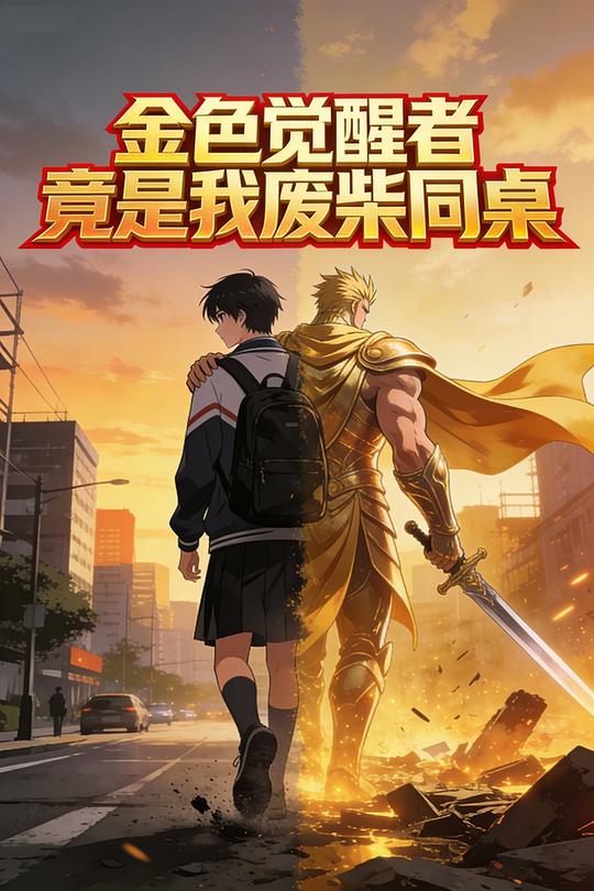 金色觉醒者竟是我废柴同桌封面