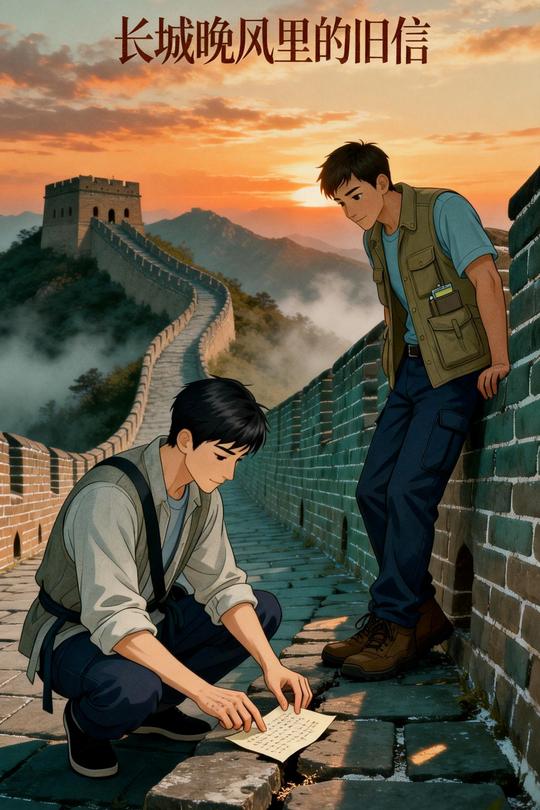 长城晚风里的旧信封面