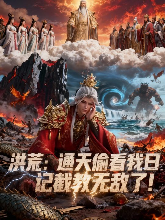 洪荒:通天偷看我日记截教无敌了封面